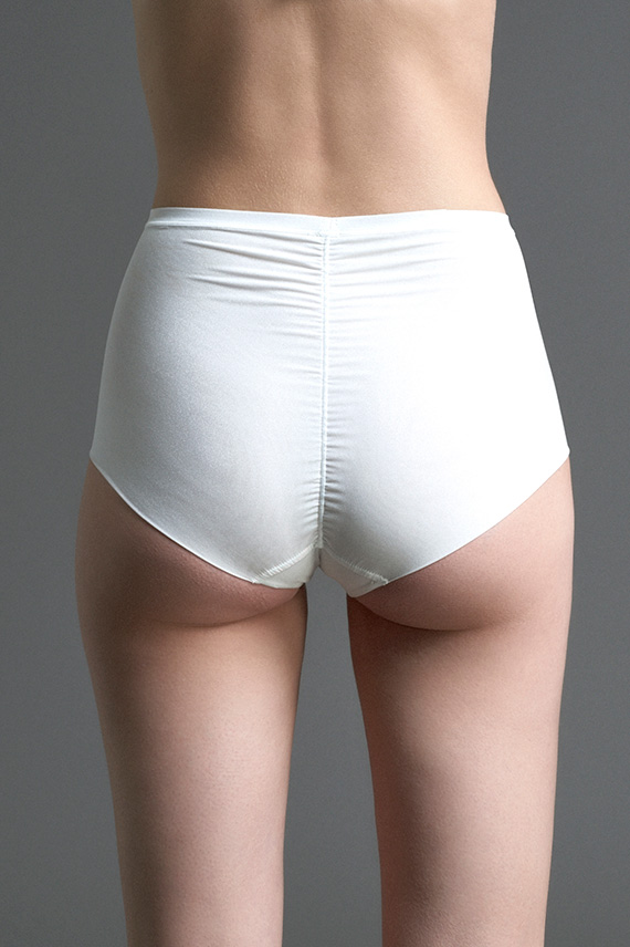 slip donna bianco vita alta