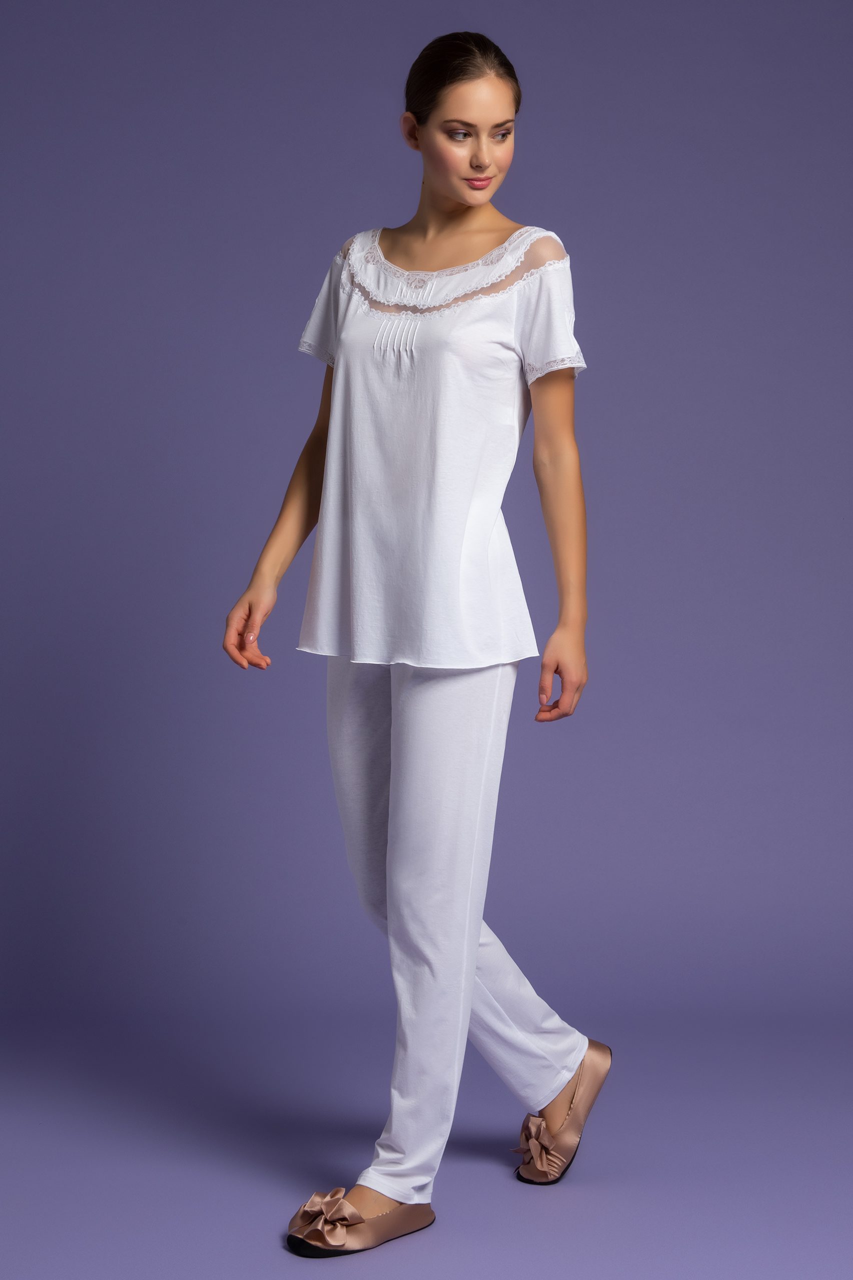 pigiama pantalone, intimo da notte, intimo femminile di lusso, paladini lingerie